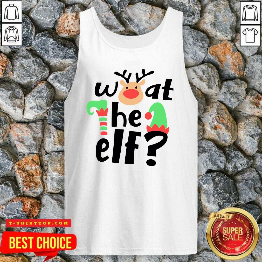 Pretty Reindeer What The ELF Christmas Shirt