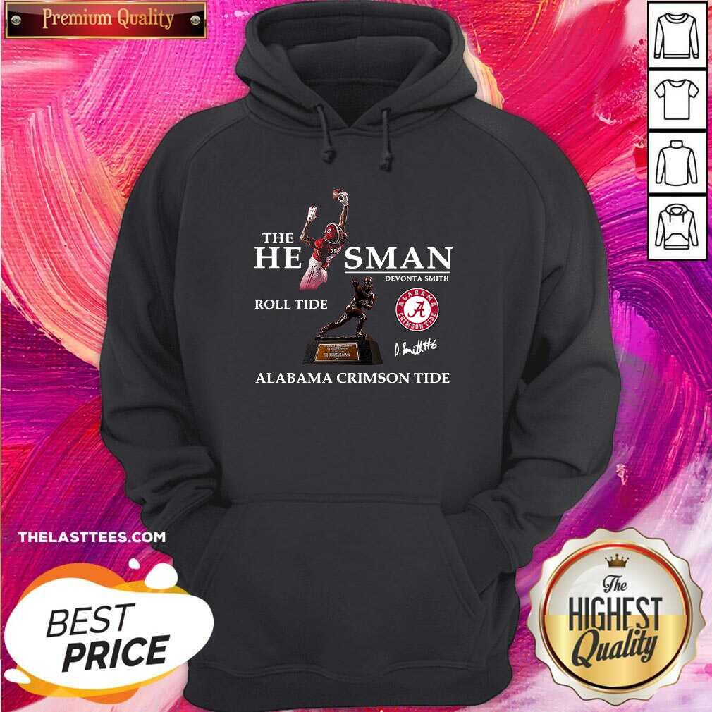 Pretty The He Man Devonta Smith Roll Tide Alabama Crimson Tide Signature Shirt