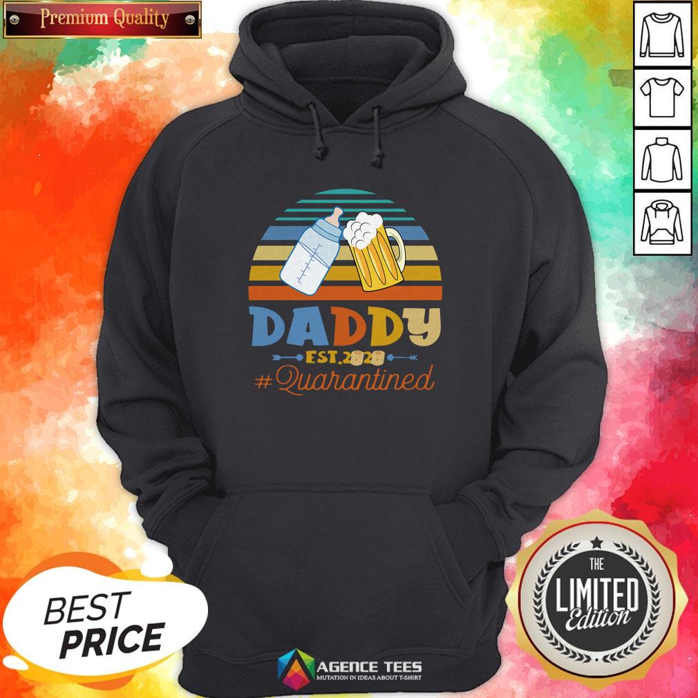 Promoted To Daddy Est 2020 Quarantined Vintage Shirt
