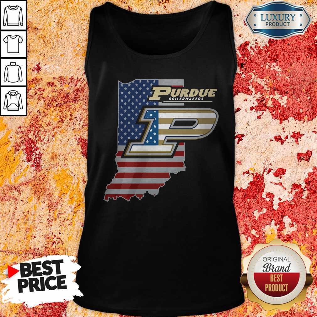 Purdue Boilermakers American Flag Shirt