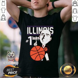 Cute Illinois Fighting Illini Basketball 1 Baby Dicky Shirt