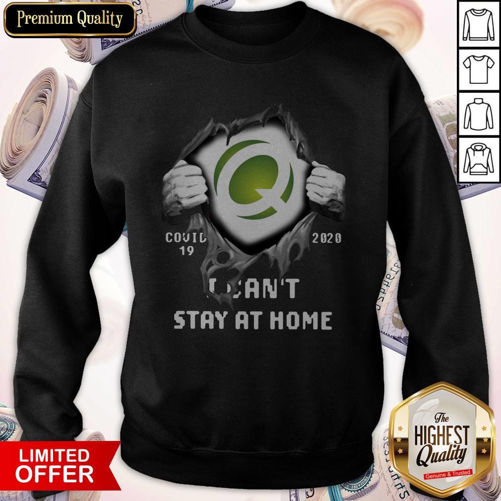 Quest Diagnostics Inside Me Covid-19 2020 I Can't Stay At Home Shirt