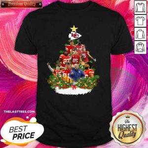Beautiful Kansas City Chiefs Players Christmas Tree Shirt