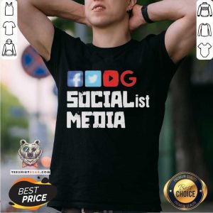 Malicious Facebook Tweeter Youtube Google 4 Socialist Media Shirt