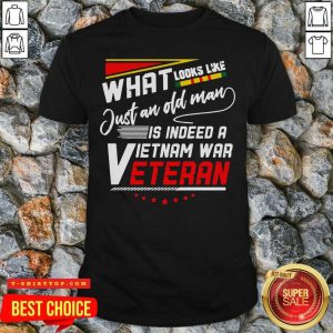What Look Like Just An Old Man Is Indeed A Vietnam War Veteran Shirt