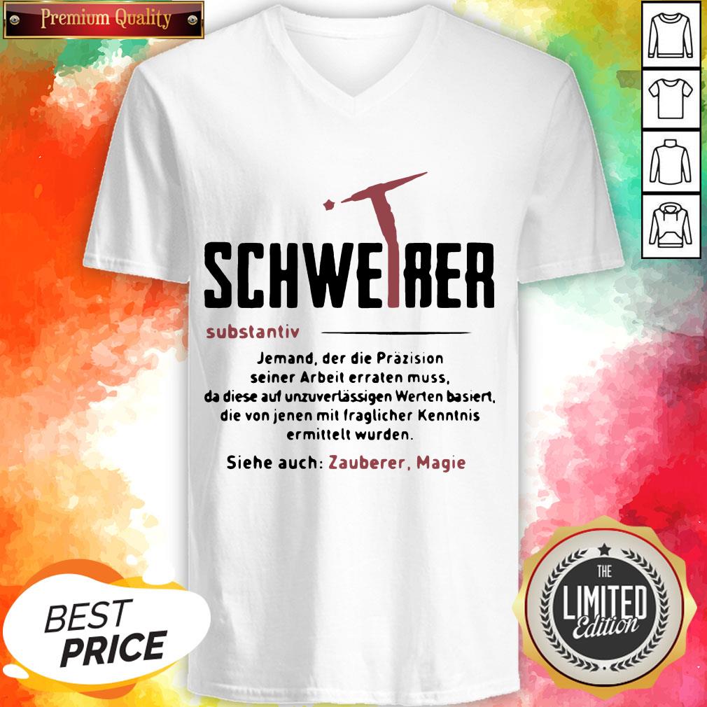 Schweiber Substantiv Jemand Der Die Prazision Seiner Arbeit Erraten Muss Shirt