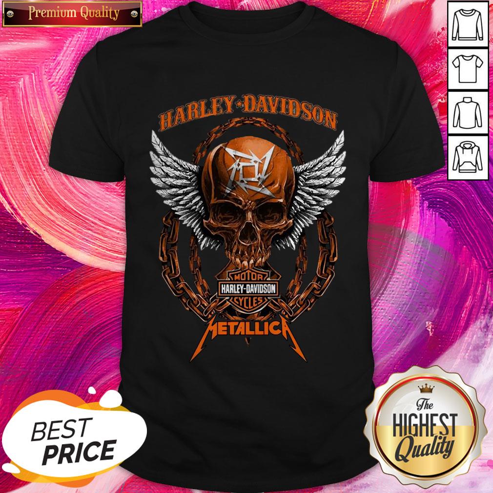 Skull Motor Harley Davidson Metallica Halloween Shirt
