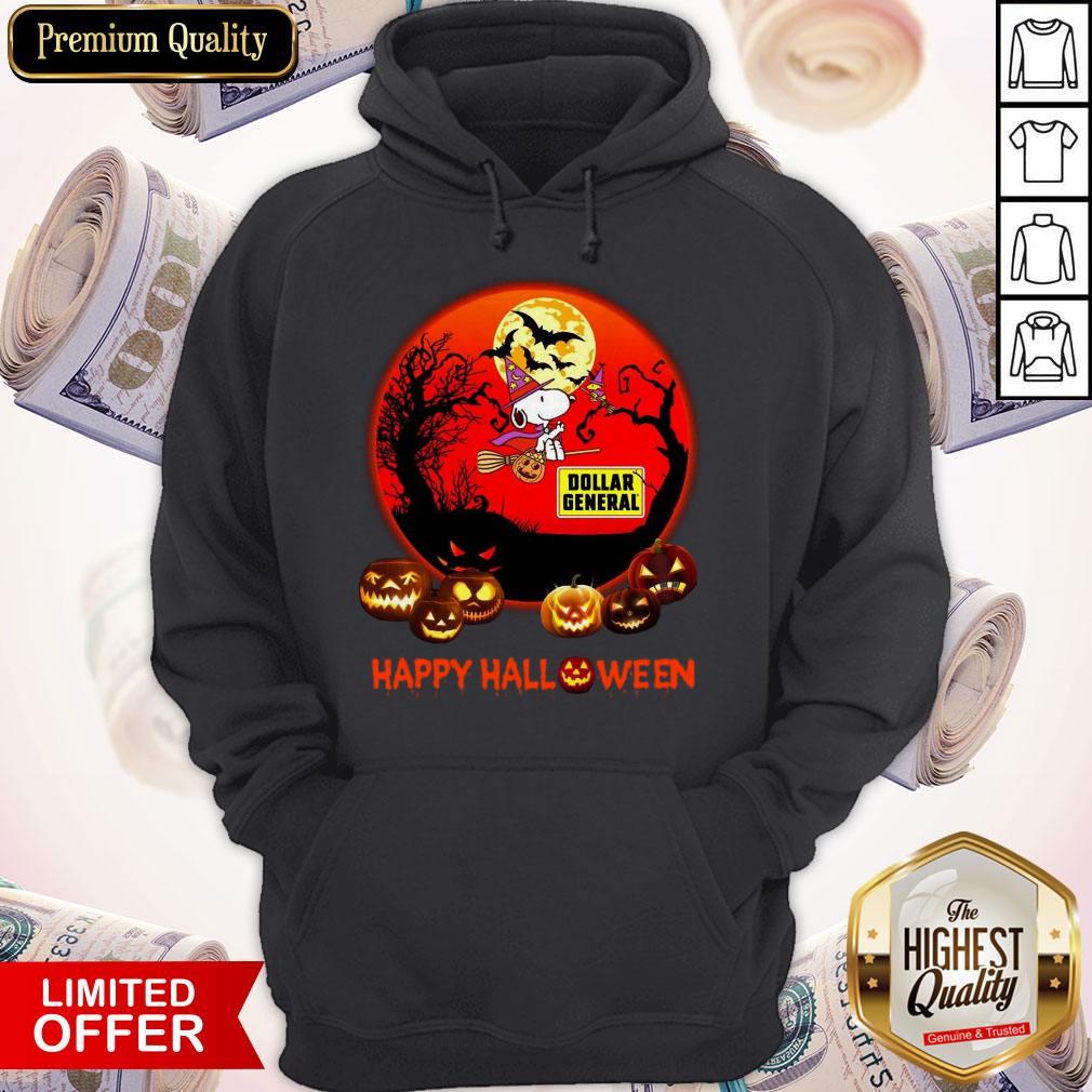 Snoopy Dollar General Pumpkin Happy Halloween Moon Shirt