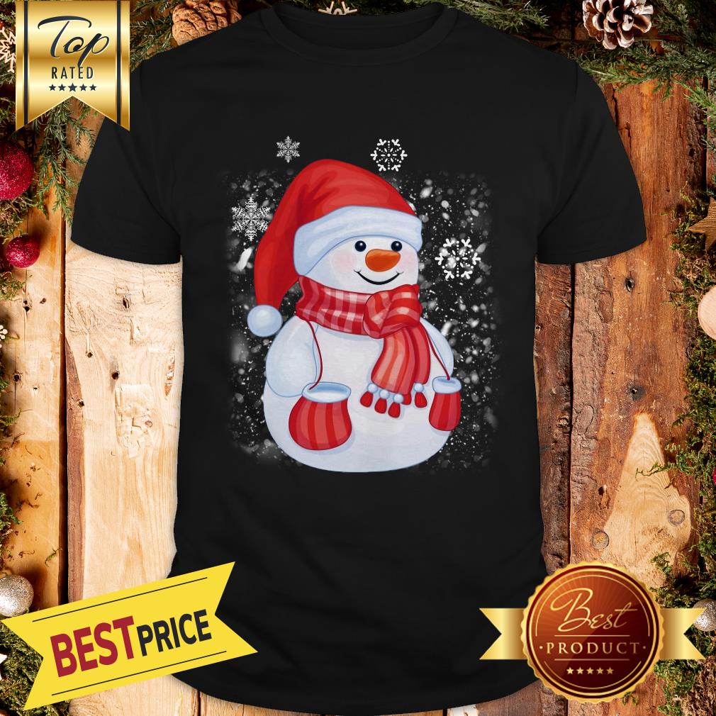 Snowman Santa Merry Christmas Shirt