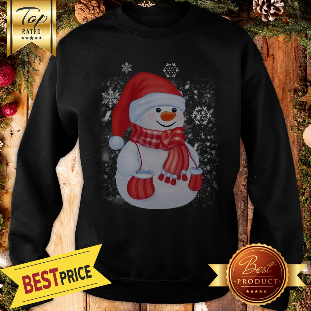 Snowman Santa Merry Christmas Shirt
