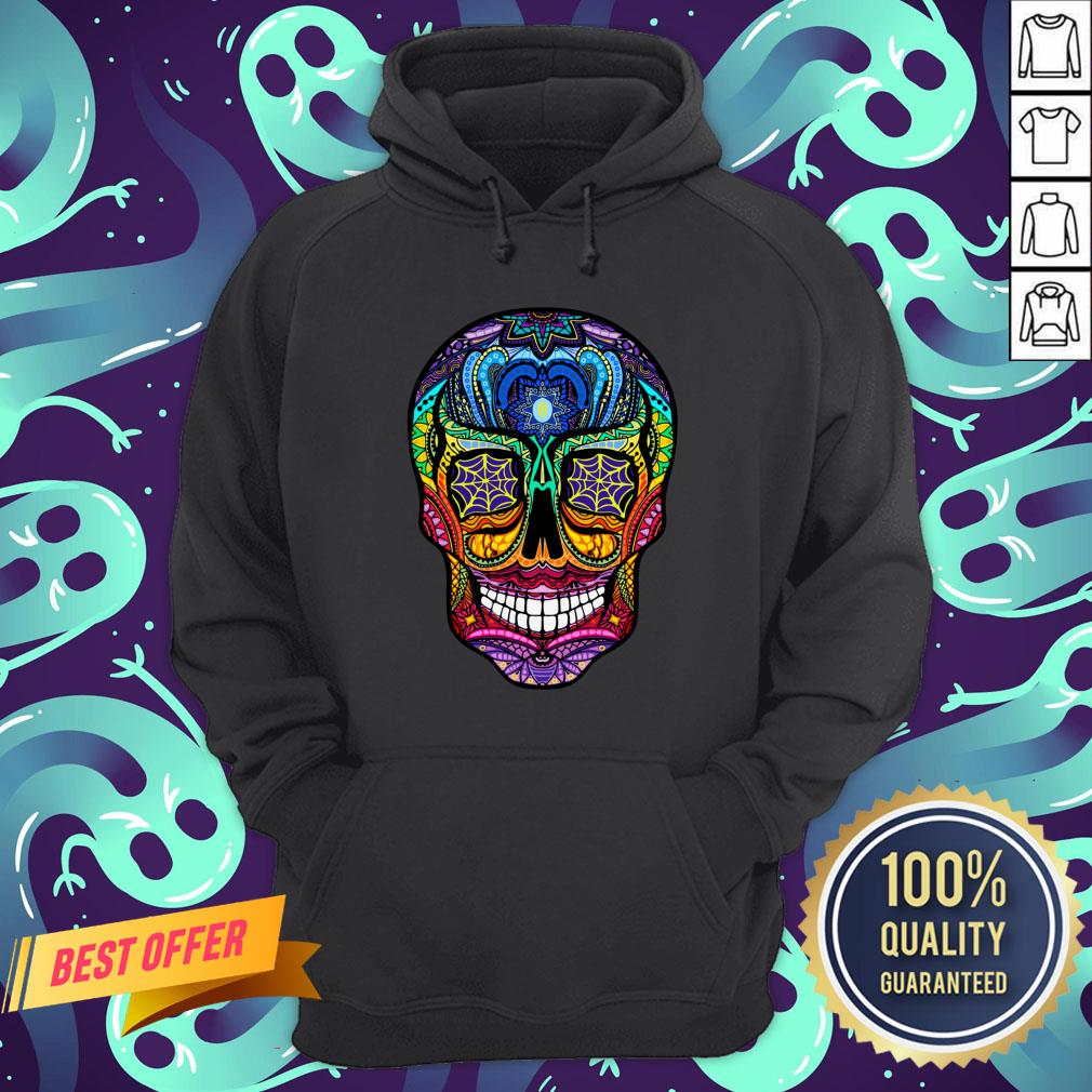Sugar Skull Colorful Day Of The Dead Dia De Muertos Shirt