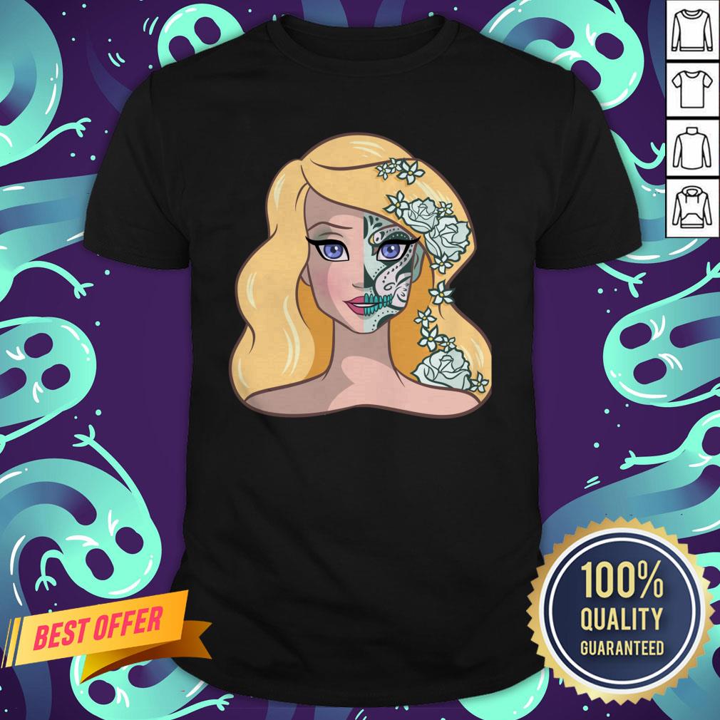 Sugar Skull Series Swan Princess Dia De Muertos Day Of The Dead Shirt