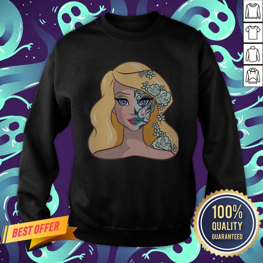 Sugar Skull Series Swan Princess Dia De Muertos Day Of The Dead Shirt