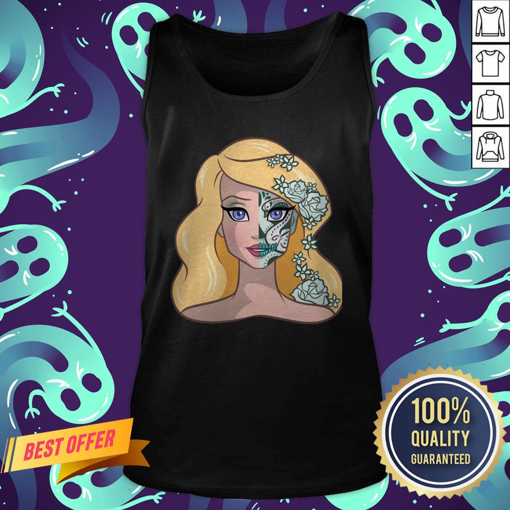 Sugar Skull Series Swan Princess Dia De Muertos Day Of The Dead Shirt