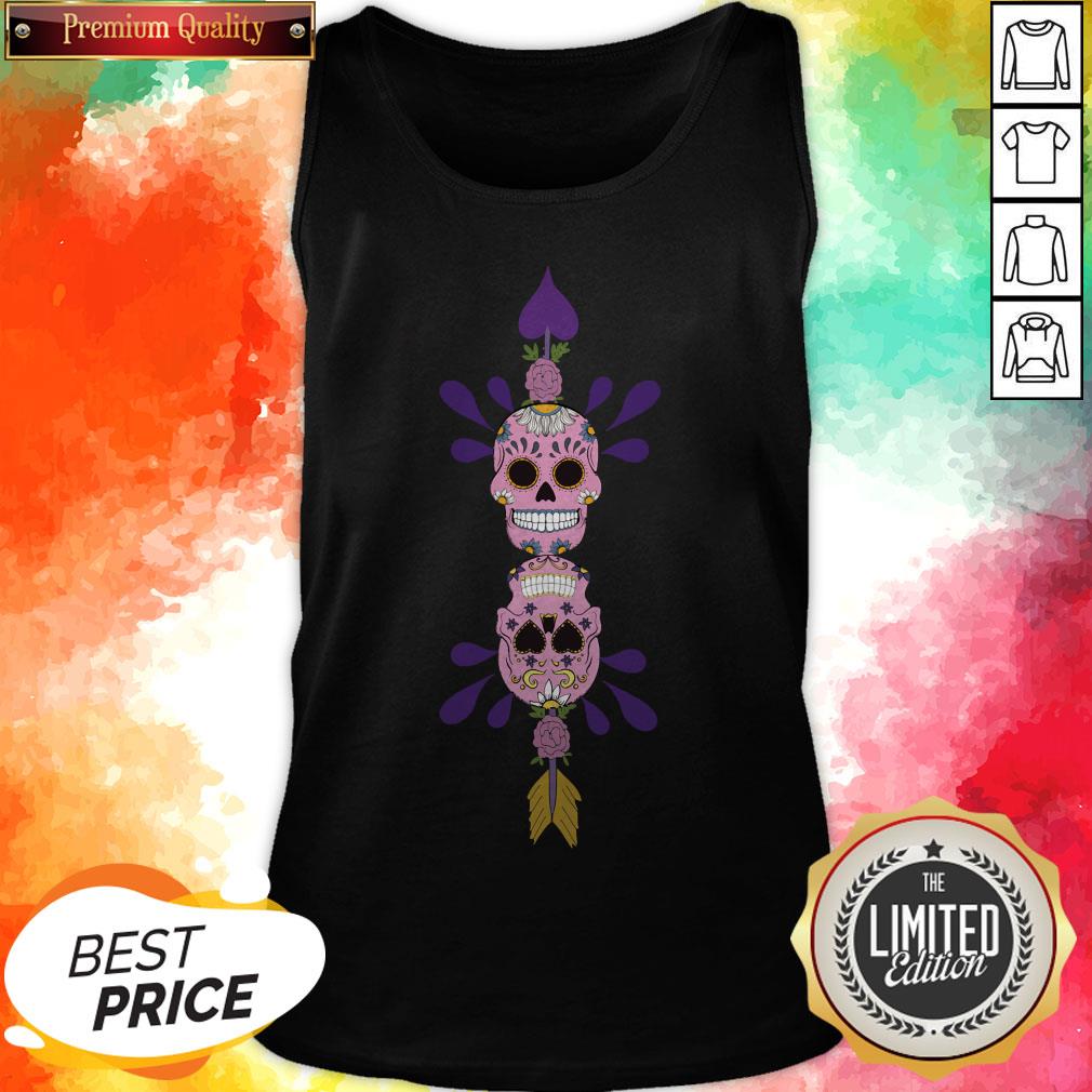 Sugar Skulls In Love Day Of The Dead Shirt