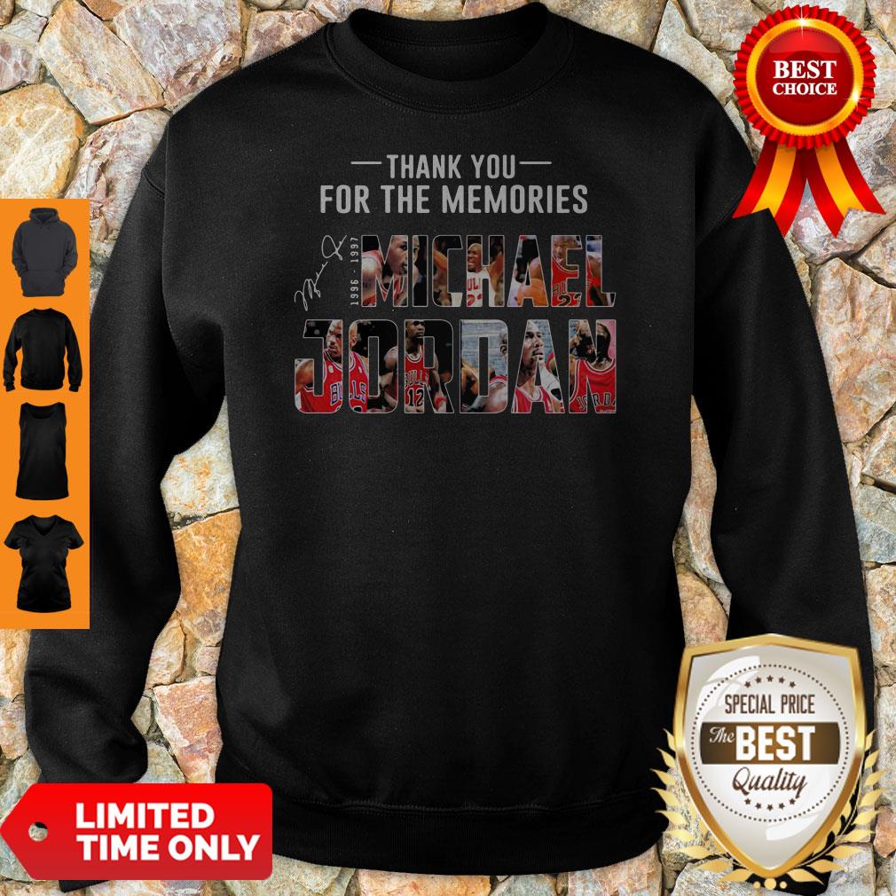 Michael Jordan 1996 1997 Thank You For The Memories Signature Shirt