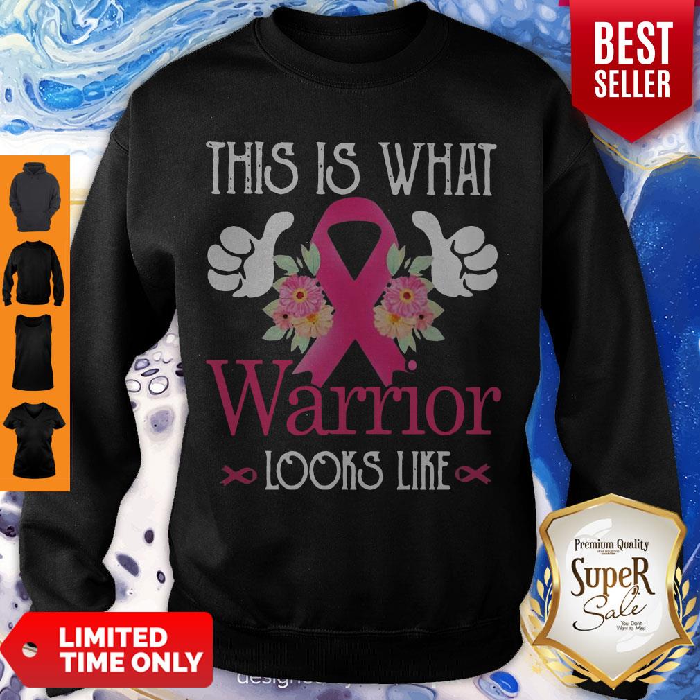Cute This Is What Warrior Looks Like Breast Cancer Shirt