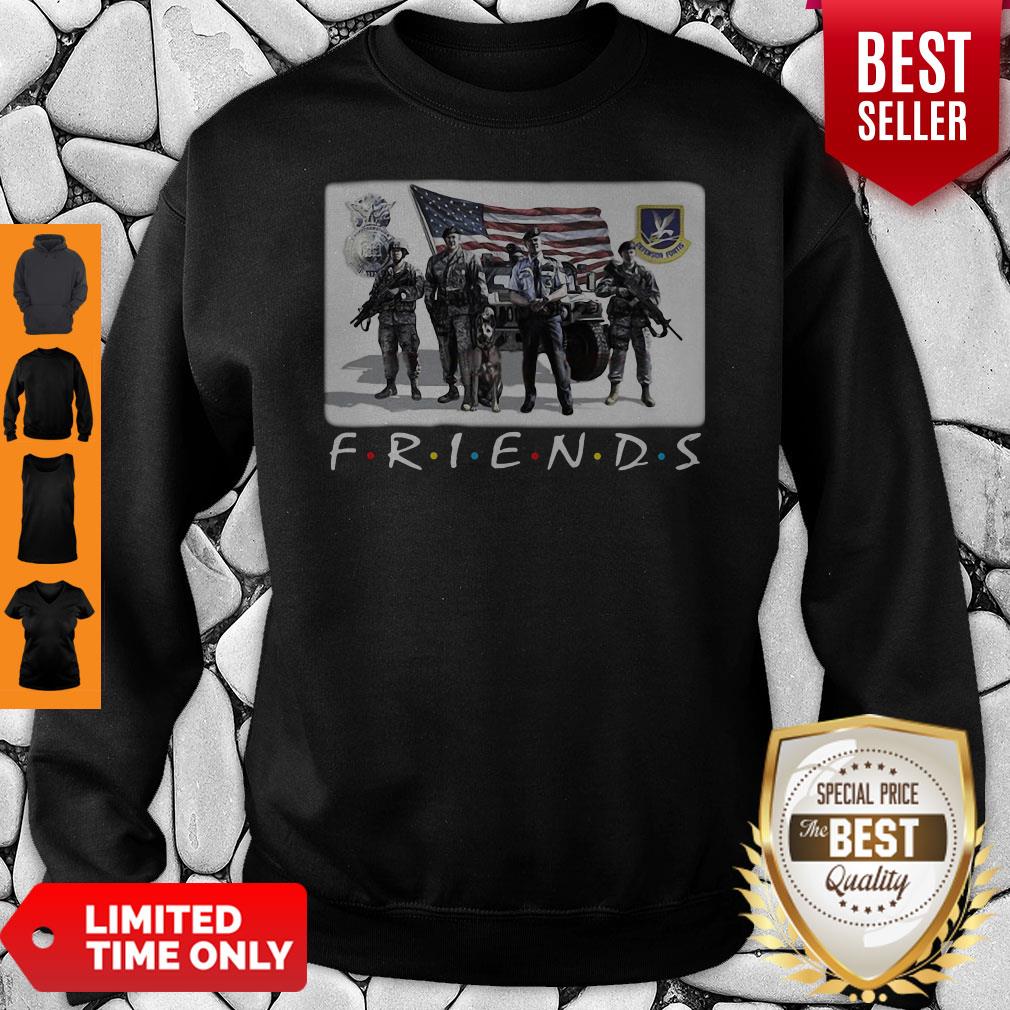 Official Usaf Security Force Friends Veteran Shirt