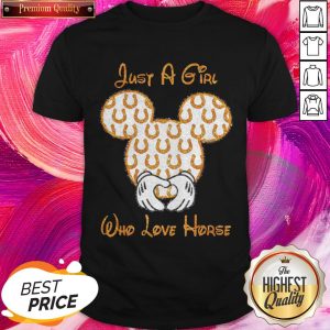 Attractive Mickey Mouse Just A Girl Who Love Horse Shirt