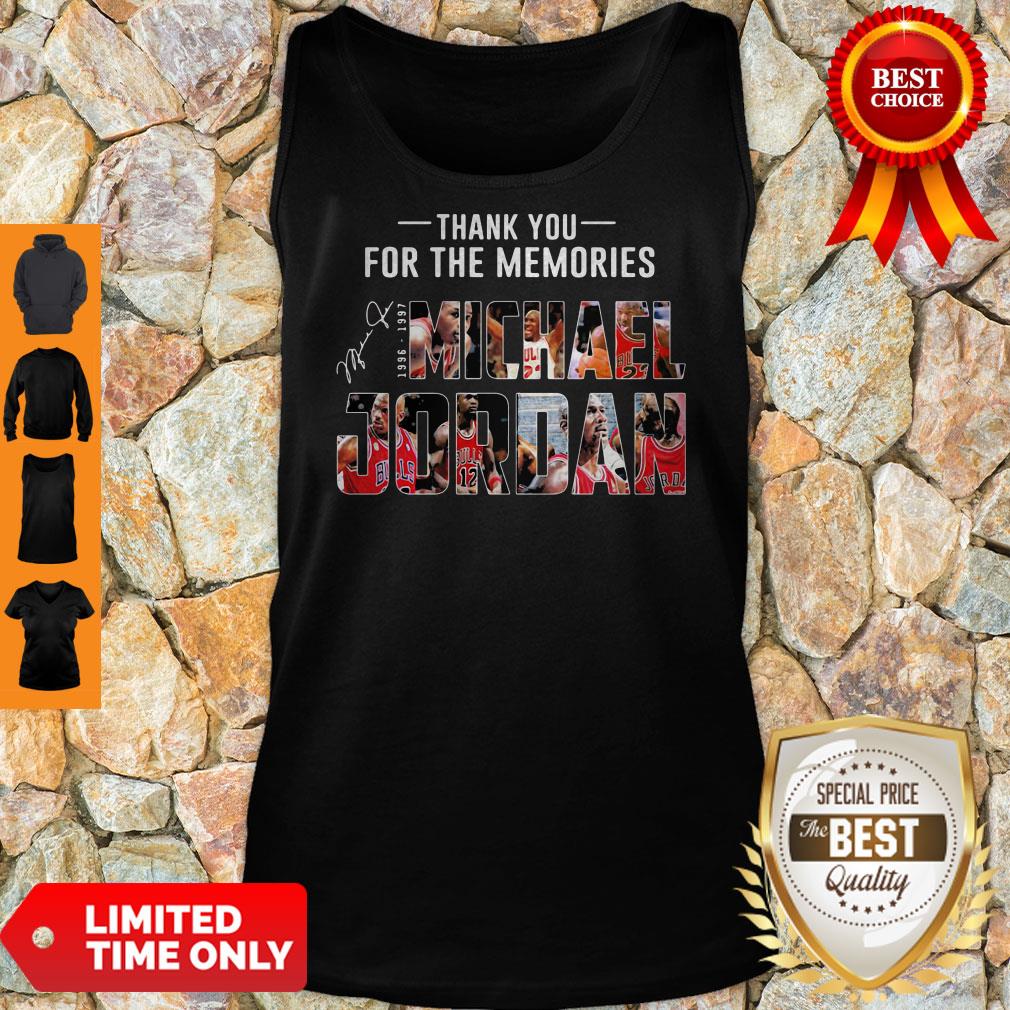 Michael Jordan 1996 1997 Thank You For The Memories Signature Shirt