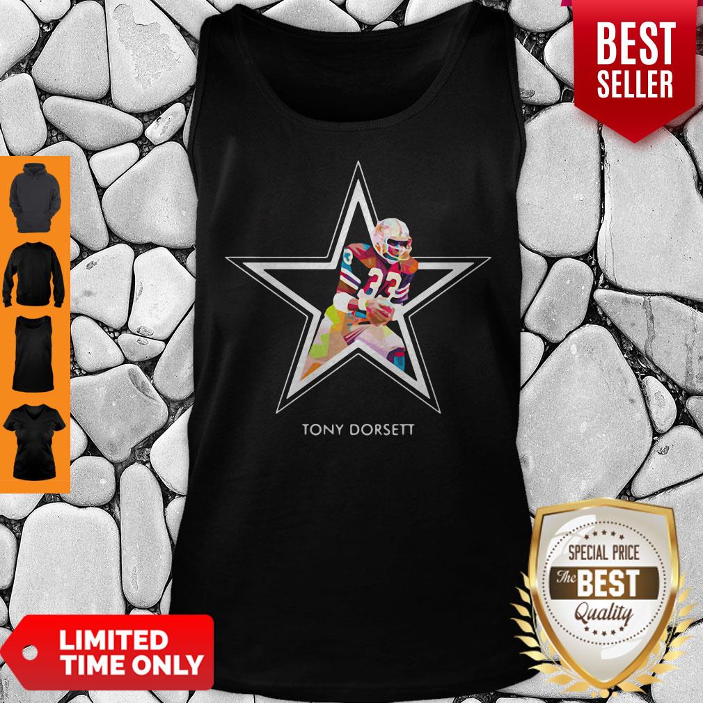 Tony Dorsett 33 Dallas Cowboys Football Art Shirt