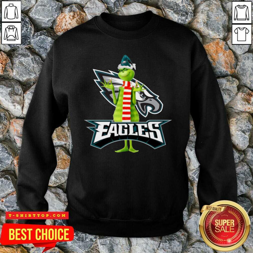 The Grinch Philadelphia Eagles Christmas Shirt