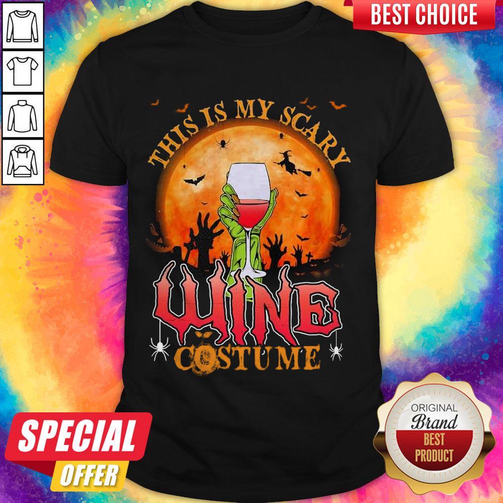 This Is My Scary Wine Costume Halloween Shirt