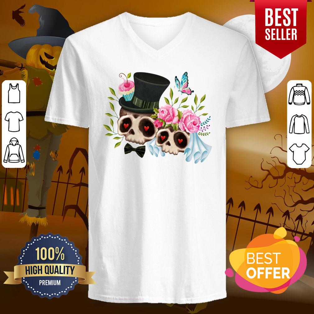 together-forever-sugar-skull-bride-groom-de-los-muertos-day-of-the-dead-v-neck.jpg