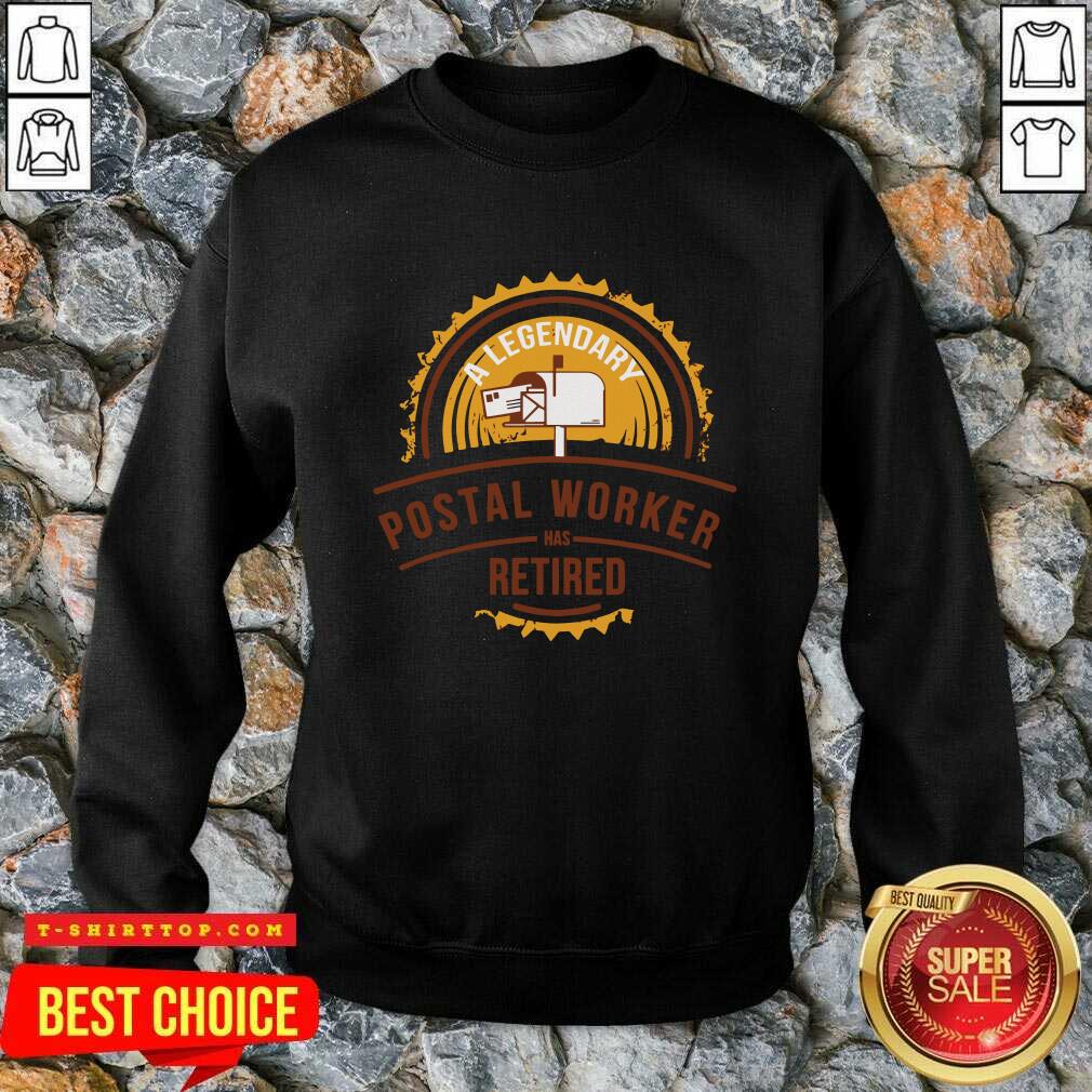 Top A Legendary Postal Worker Has Retirement Shirt