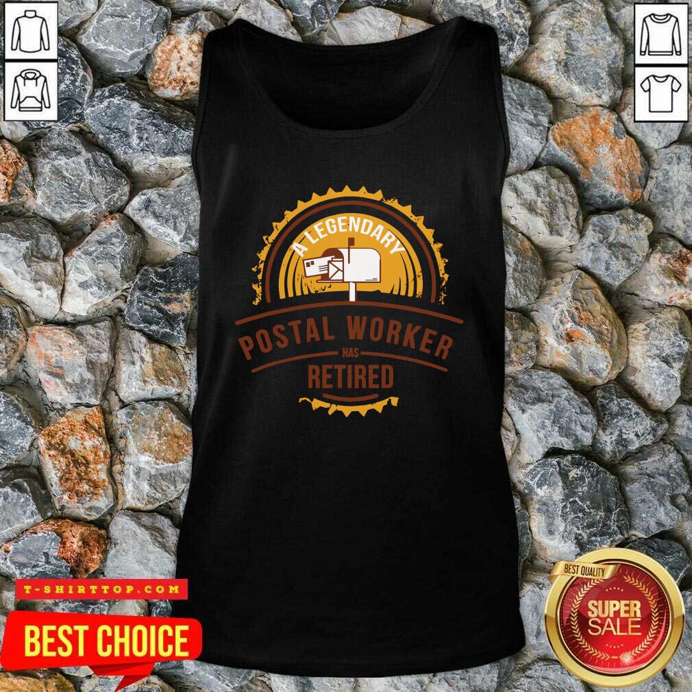 Top A Legendary Postal Worker Has Retirement Shirt