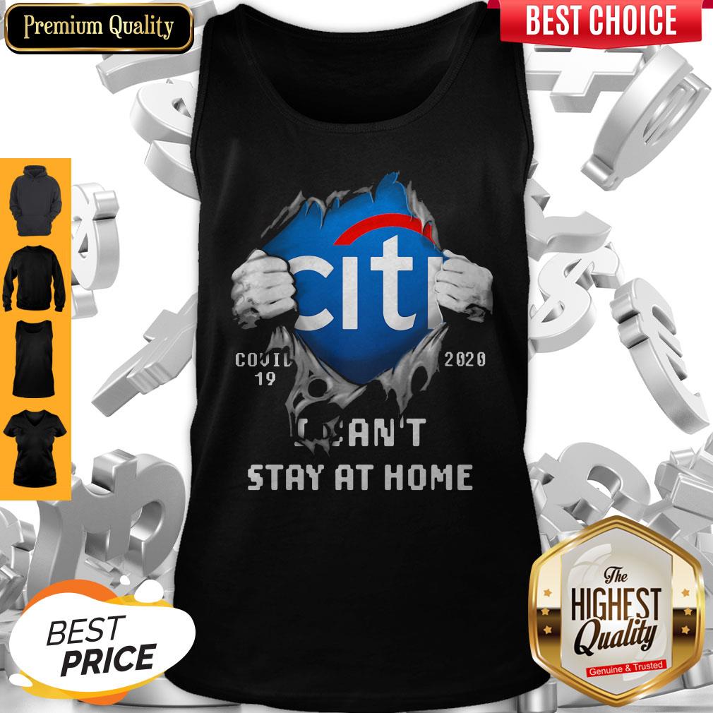 Top Blodd Insides Citibank Covid-19 2020 I Can't Stay At Home Shirt