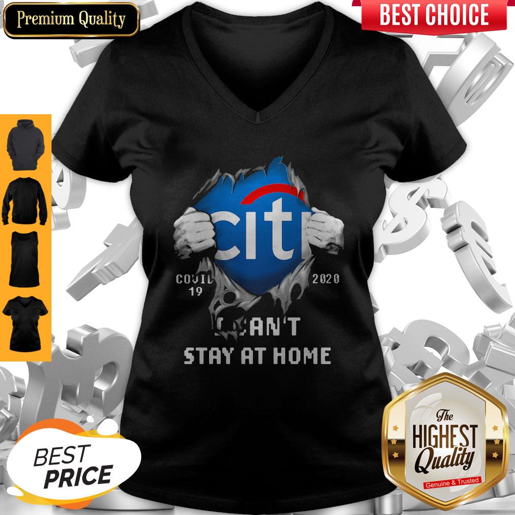 Top Blodd Insides Citibank Covid-19 2020 I Can't Stay At Home Shirt