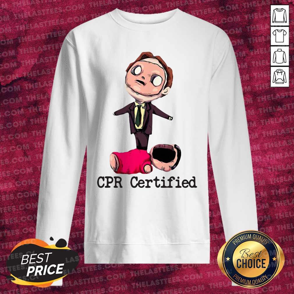 Top Dwight The Office CPR Certified Shirt