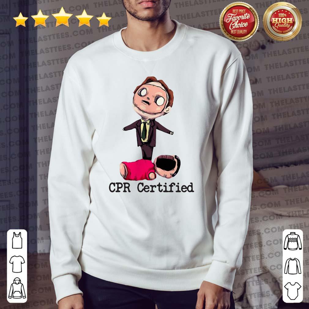 Top Dwight The Office CPR Certified Shirt