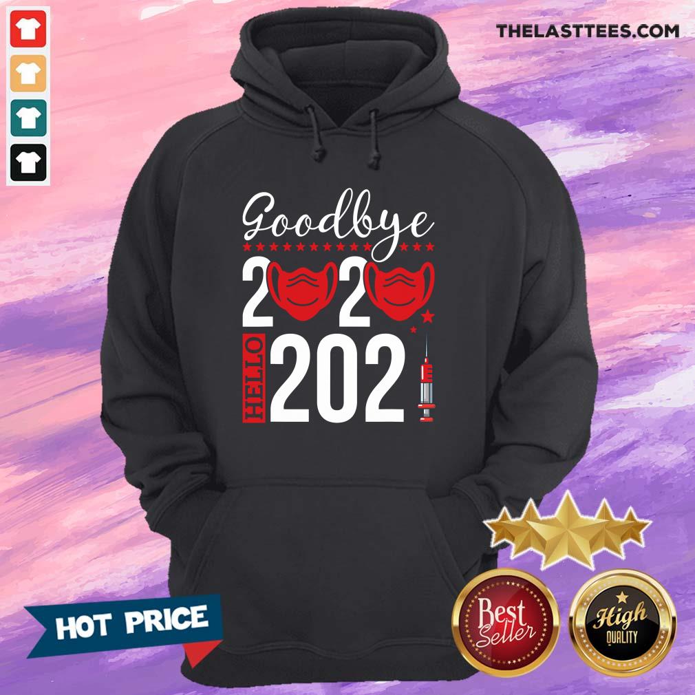Top Goodbye 2020 Hello 2021 Mask vaccine -Happy New Year Eve Shirt