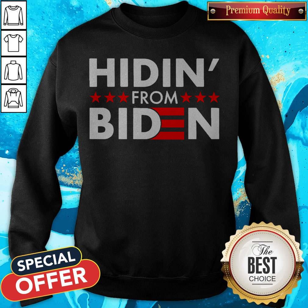 Top Hidin’ From Biden 2020 Vote Shirt