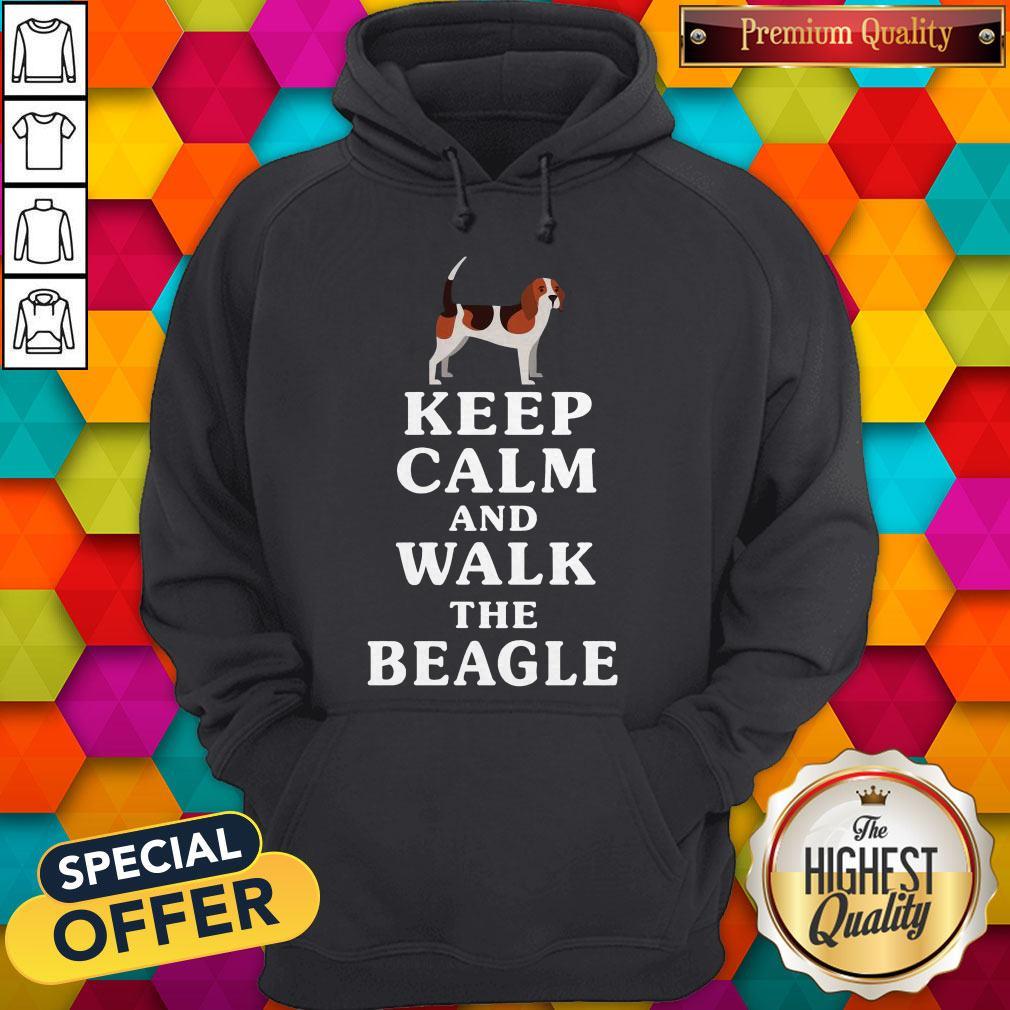 Top Keep Calm And Walk The Beagle Shirt