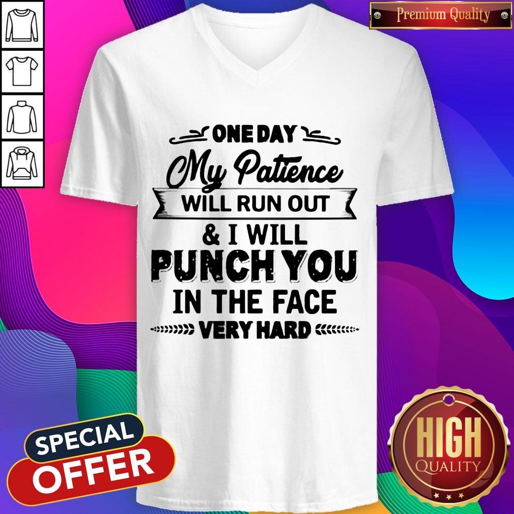 Top One Day My Patience Will Run Out Shirt