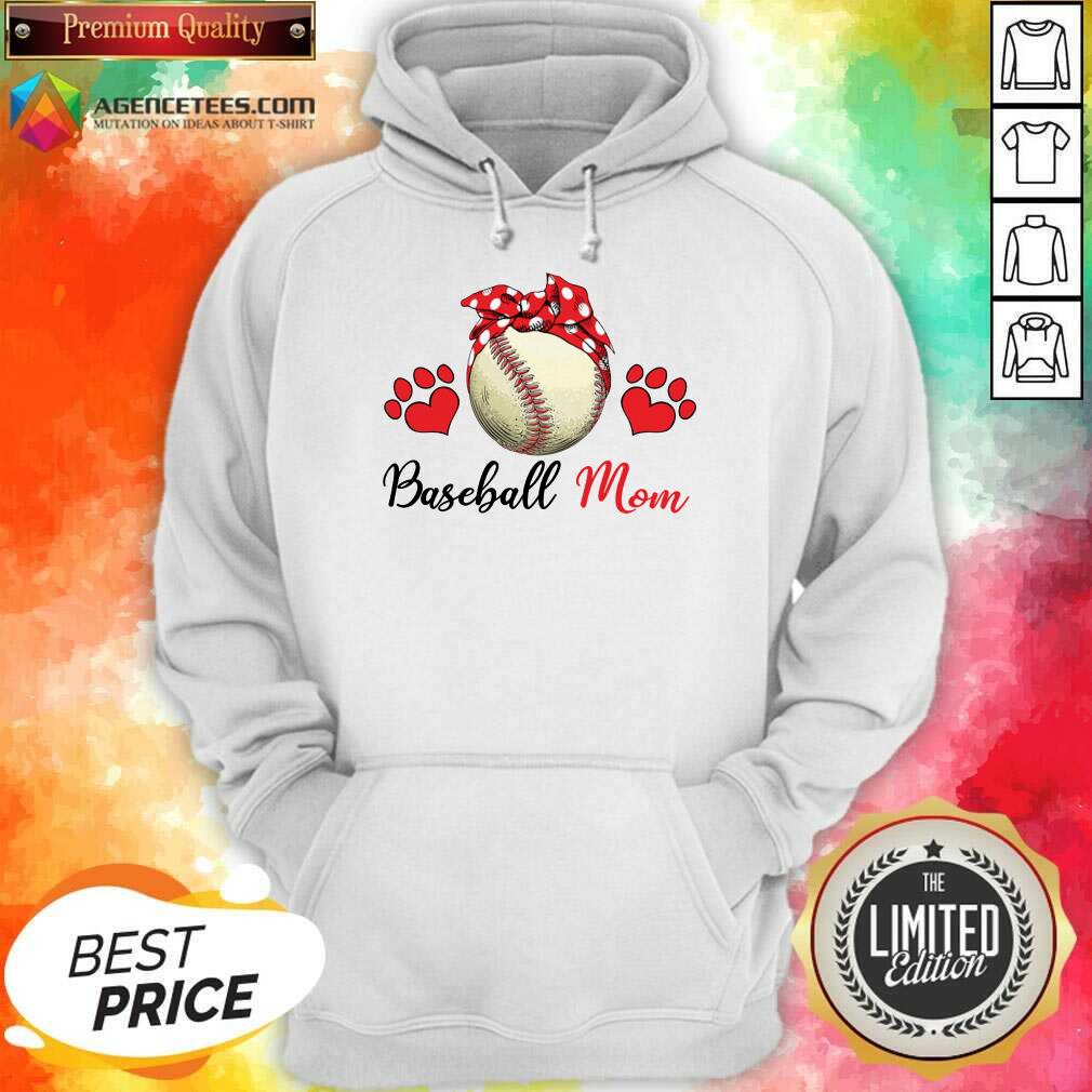 Top Polka Dot Red Baseball Love Mother For Baseball Lover Shirt