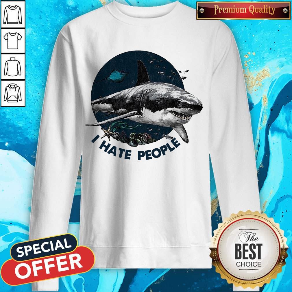 Top Shark I Hate People Shirt