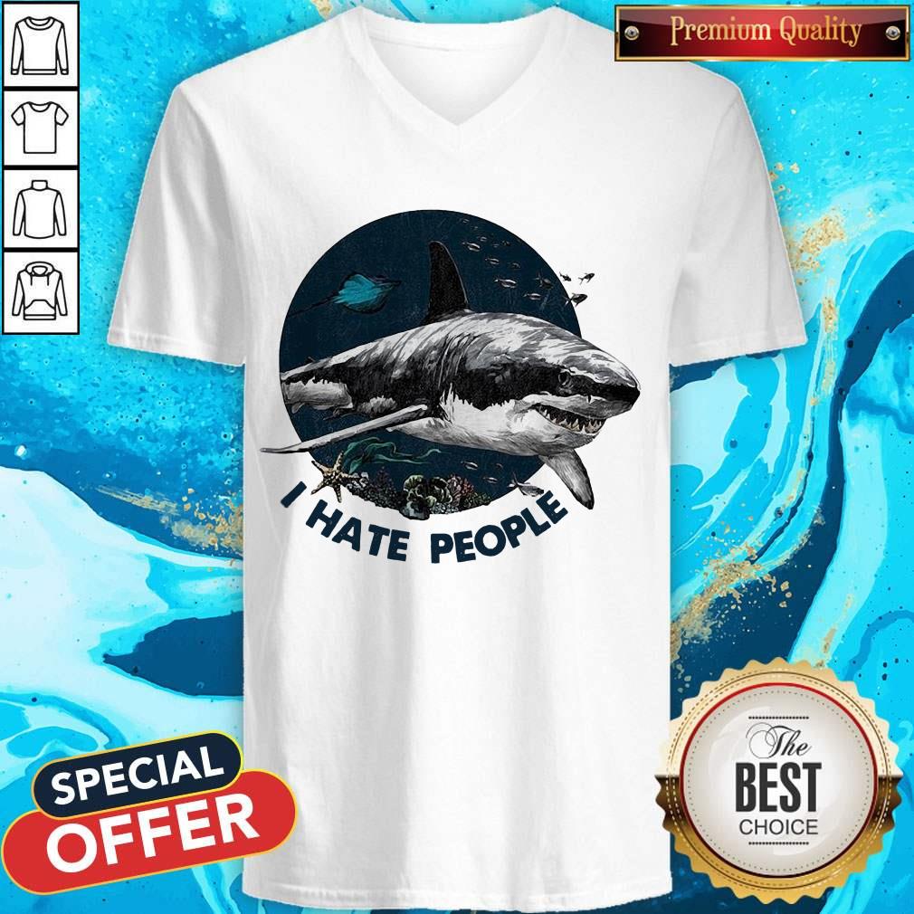 Top Shark I Hate People Shirt