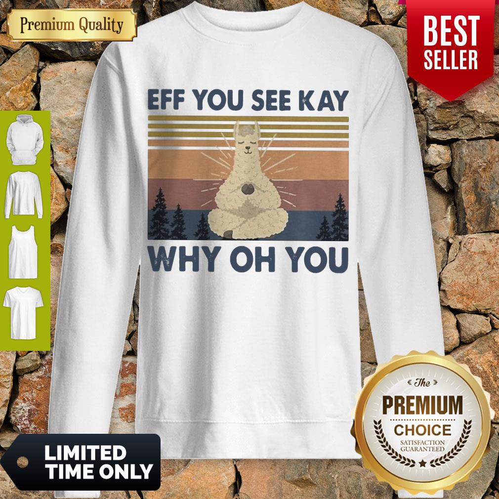 Top Sheep Yoga Eff You See Kay Why Oh You Vintage Shirt