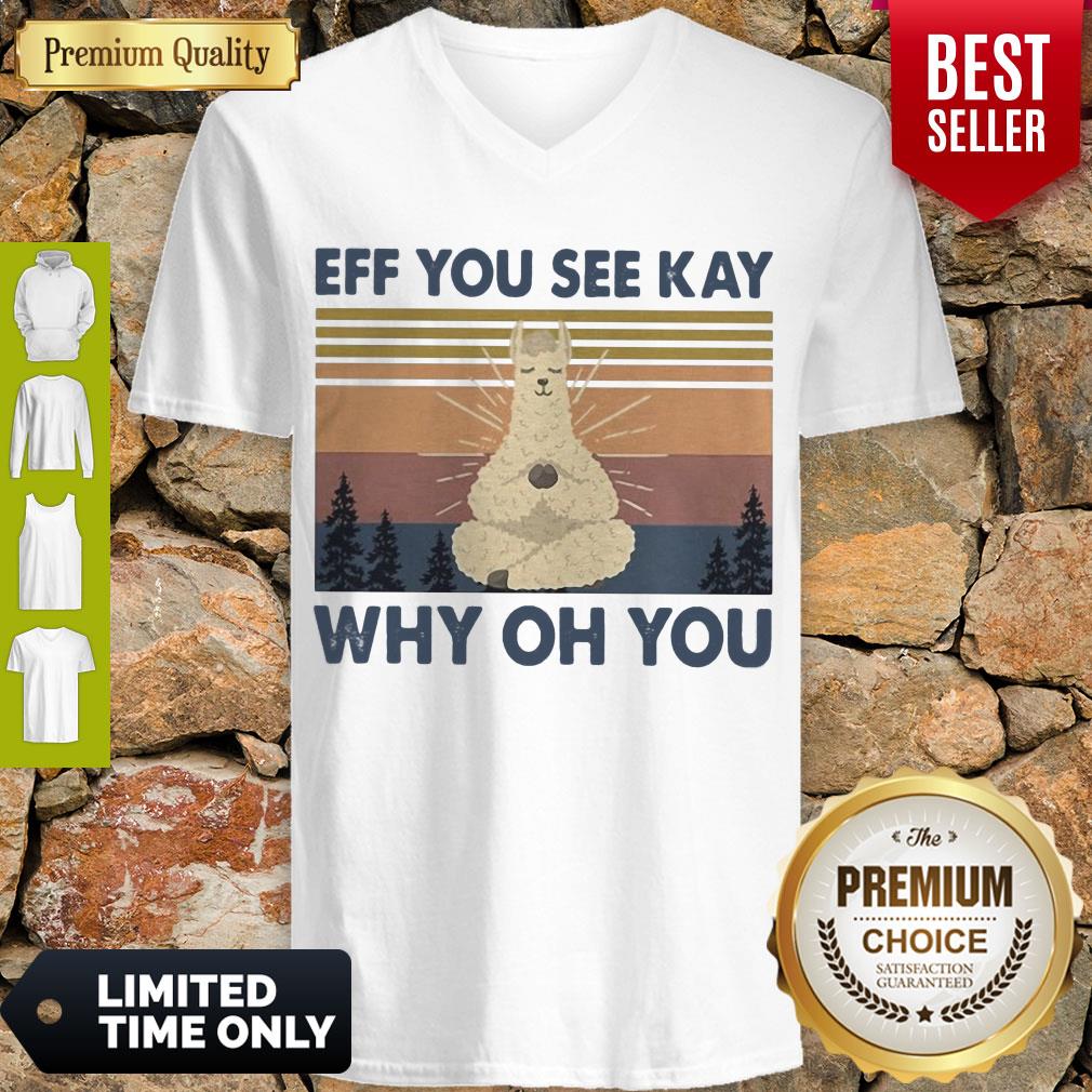 Top Sheep Yoga Eff You See Kay Why Oh You Vintage Shirt