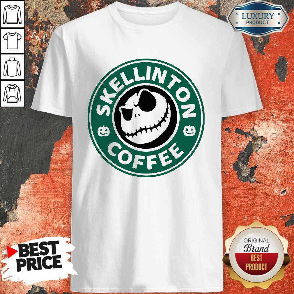Top Skellington Coffee Shirt