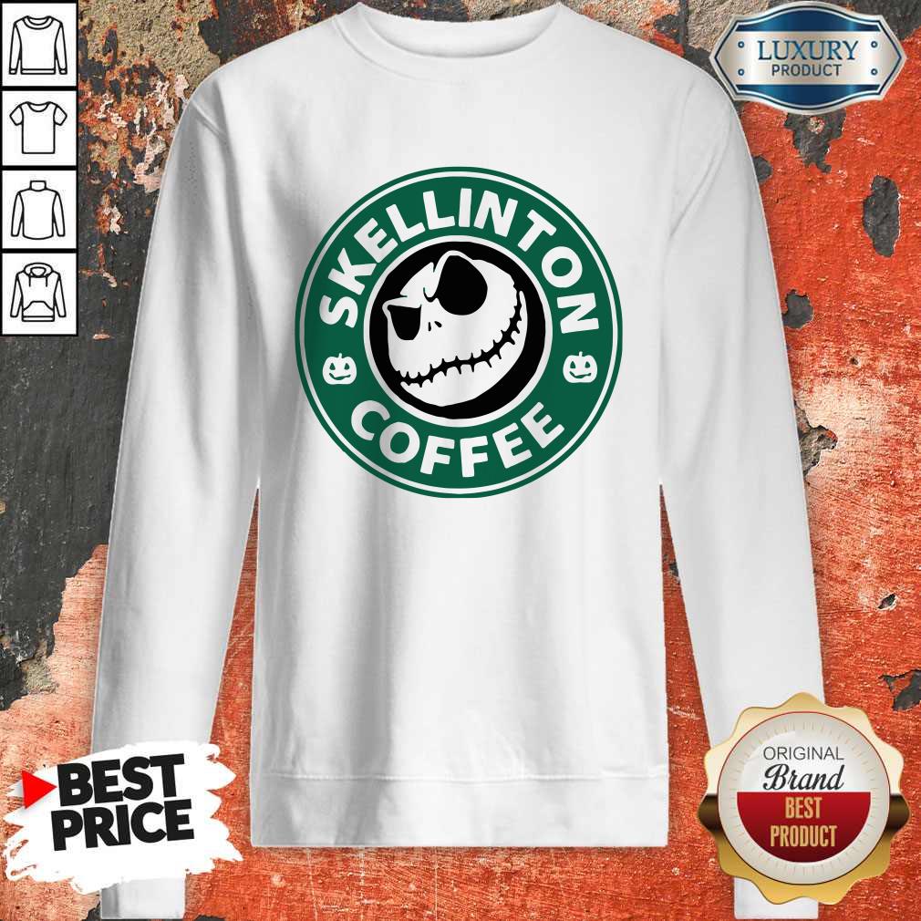 Top Skellington Coffee Shirt
