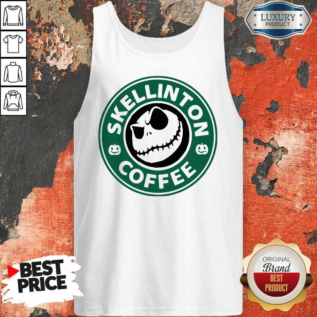 Top Skellington Coffee Shirt