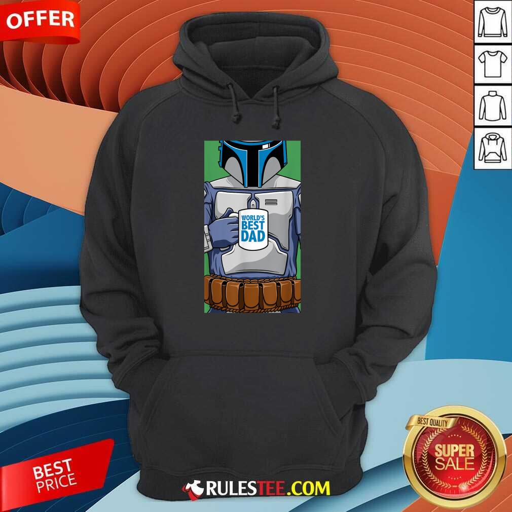 Top Star Wars Jango Fett World’s Best Dad Portrait Father’s Day Shirt