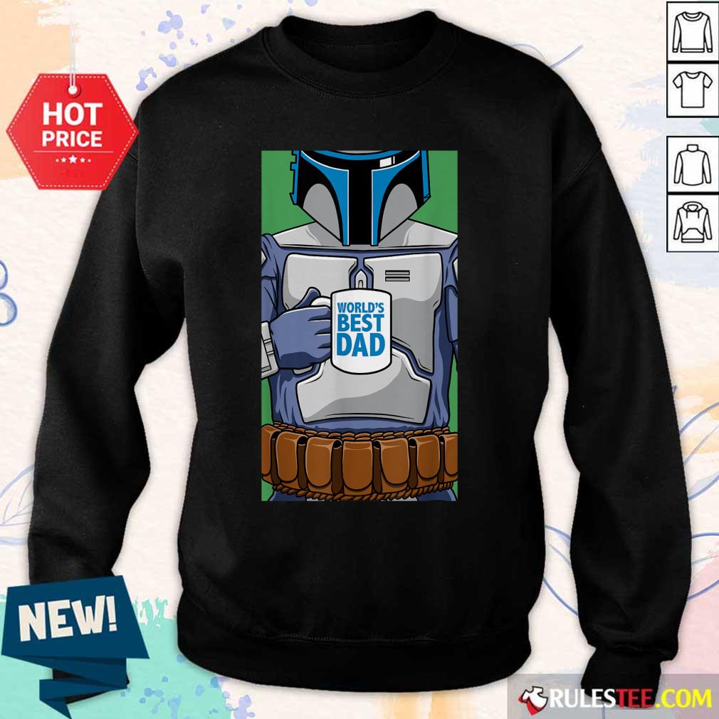Top Star Wars Jango Fett World’s Best Dad Portrait Father’s Day Shirt