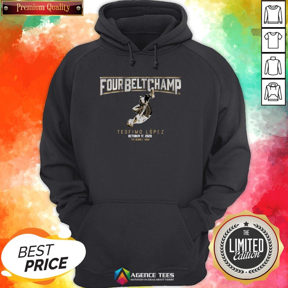 Top Teofimo Lopez The Four Belt Champ Shirt