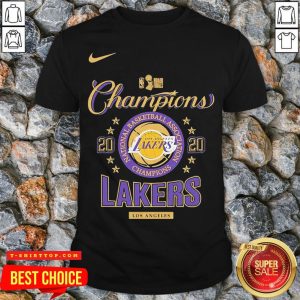 Los Angeles Lakers Nike Toddler 2020 NBA Finals Champions Locker Room Shirt
